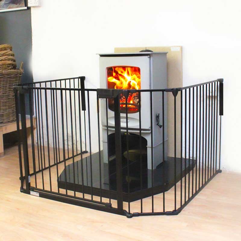 Fire guard shop with gate