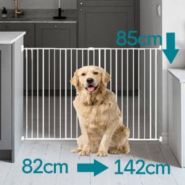 XL Tall & Wide Dog Gate ( 82cm - 142cm)