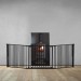 90cm + 90gate + 90cm/Total 270cm : 3 Panel Fireguard (XL)
