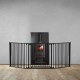 70cm + 90gate + 70cm/Total 230cm : 3 Panel Fireguard (Large)