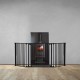 49cm + 90gate + 49cm/Total 188cm : 3 Panel Fireguard (Medium)