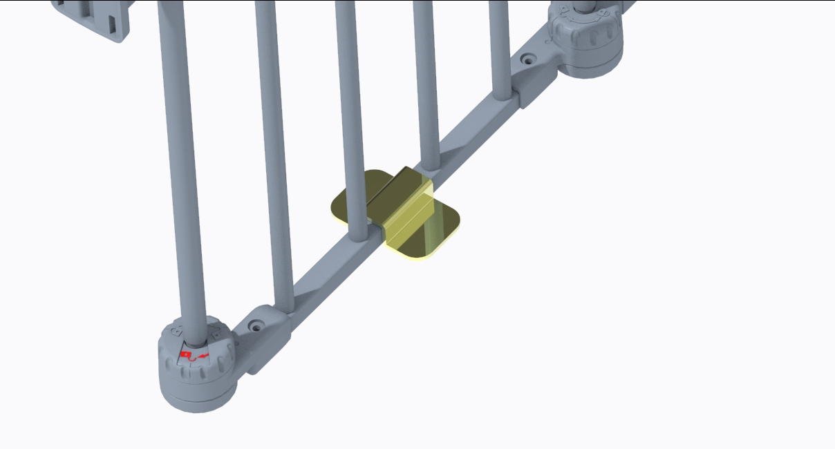 baby fireguard no brackets