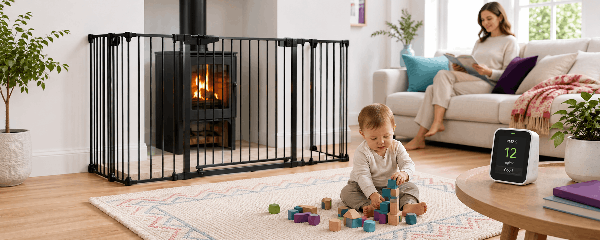 Air Quality in Your Home: How Fires and Stoves Can Affect Babies and Young Children